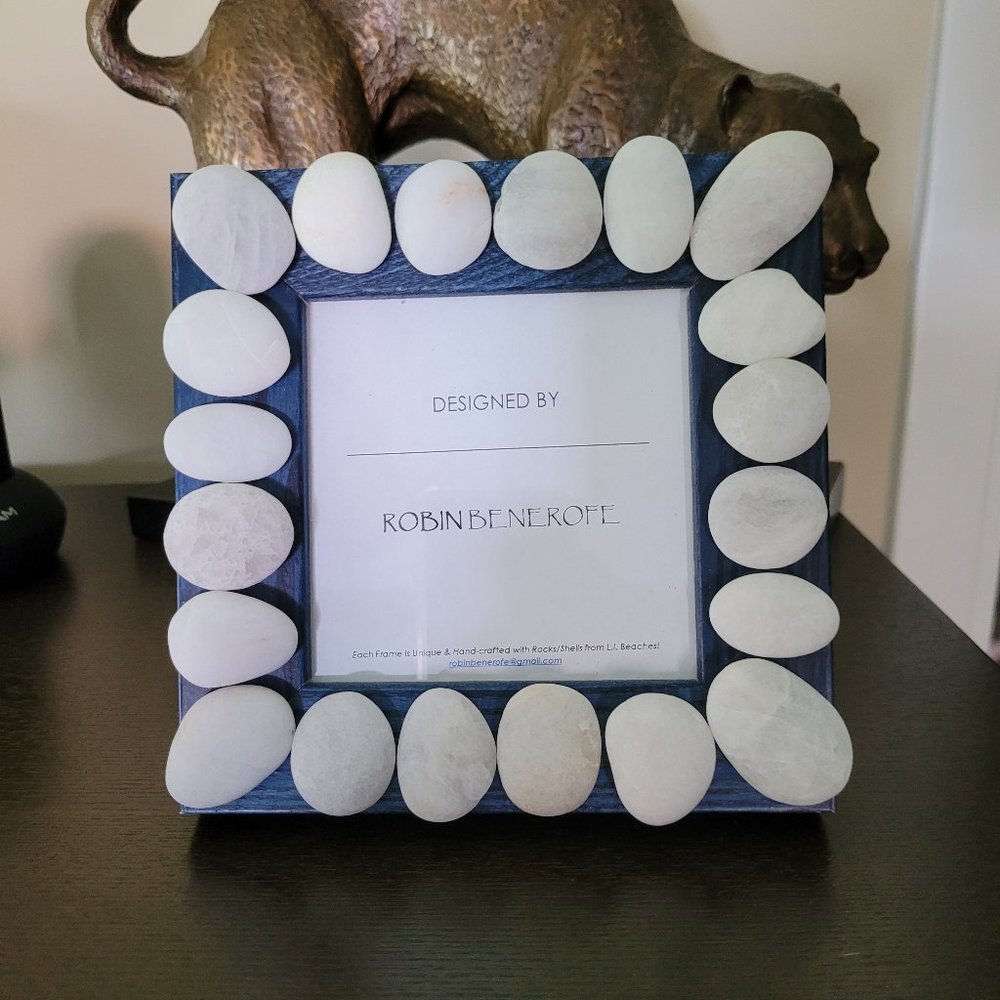 Picture Frame - Unique Hand-Crafted with Cool Rocks - Picture 7 of 11
